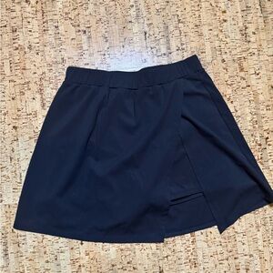 HALARA Black Skort with slit